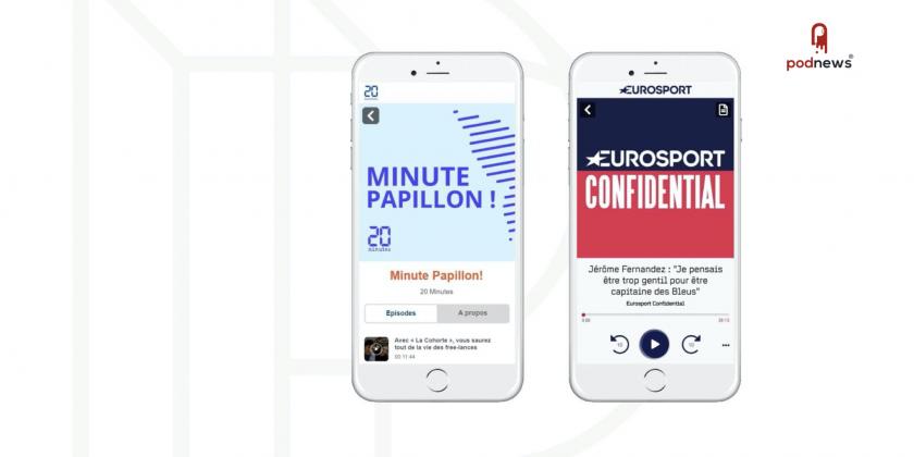 PodInstall helps 20 Minutes and Eurosport.fr to increase their podcasts audience