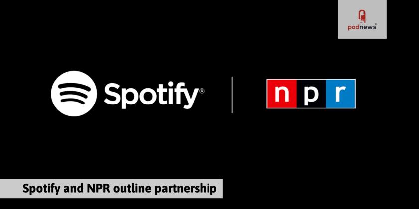 Spotify and NPR logos