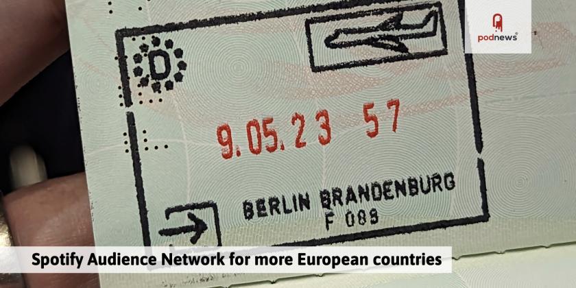 A doctored picture of a German entry stamp