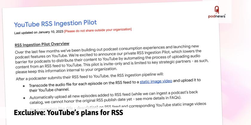 A screenshot of the YouTube document