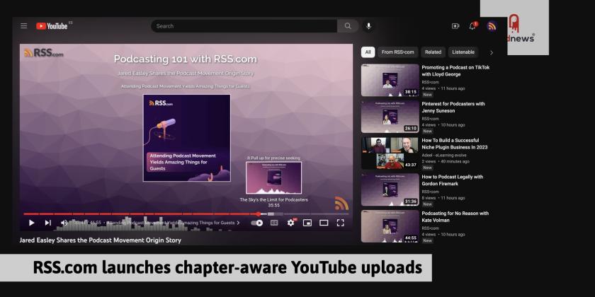 RSS integration into YouTube