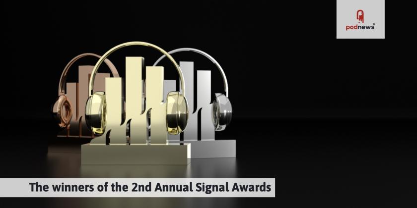 The Signal Awards trophies
