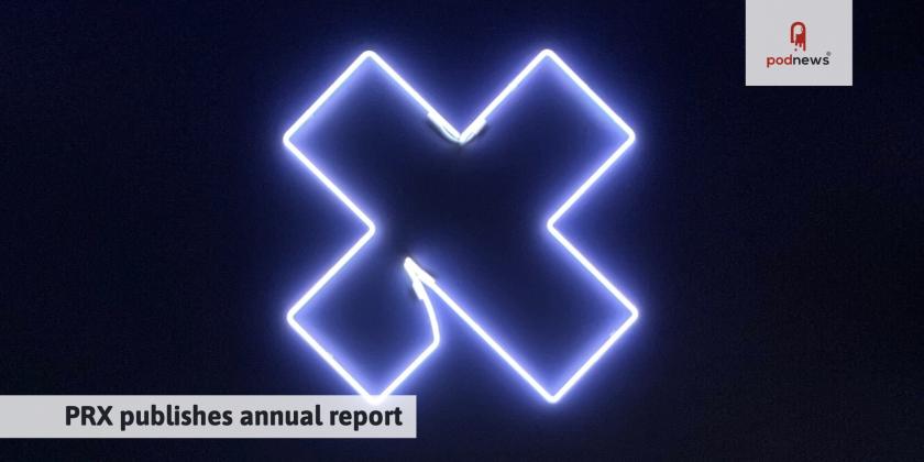 The X of PRX, in neon
