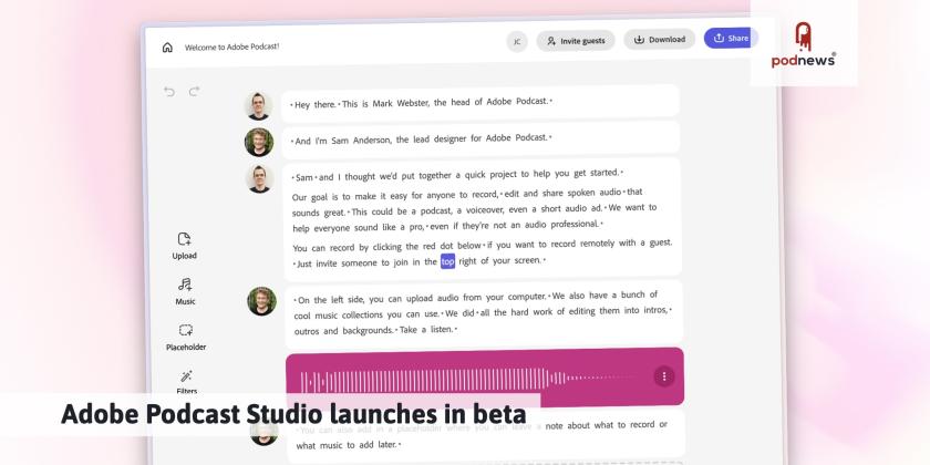 Adobe Podcast Studio launches in beta