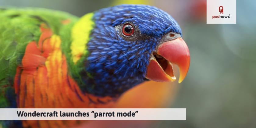 Who's a pretty boy then? It's a parrot.