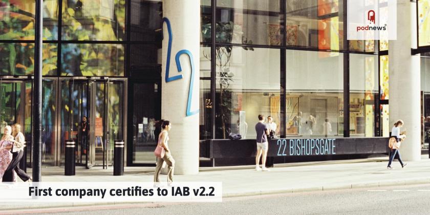 First company certifies to IAB v2.2