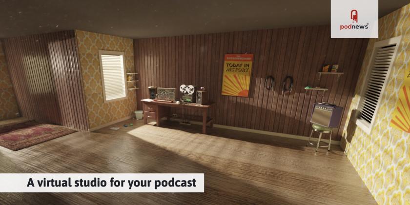 A virtual studio from Podcast Discovery