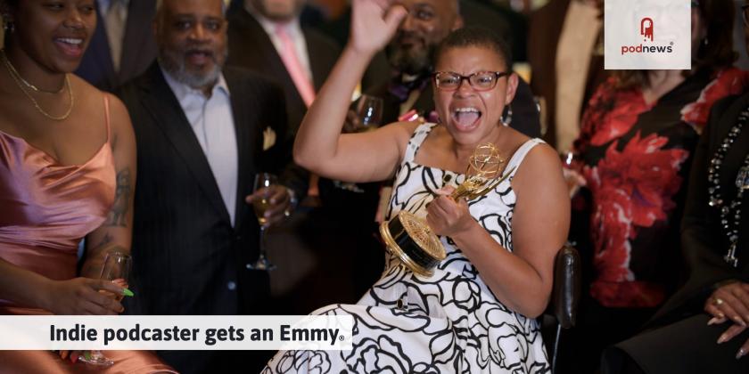 Sheletta Brundidge and her fancy new Emmy