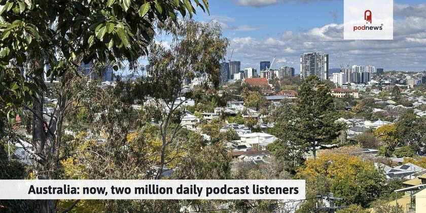 Australia: now, two million daily podcast listeners