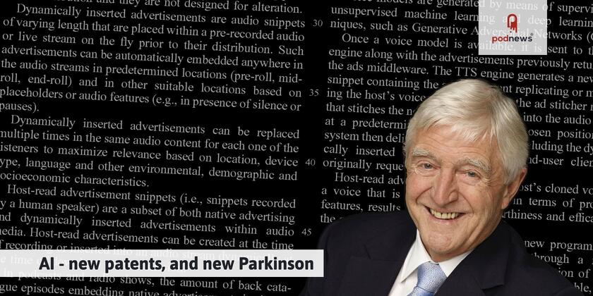 Michael Parkinson, and the patent details