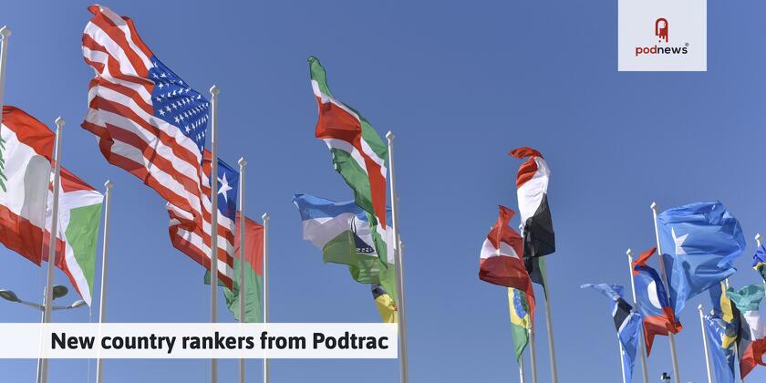 New country rankers from Podtrac