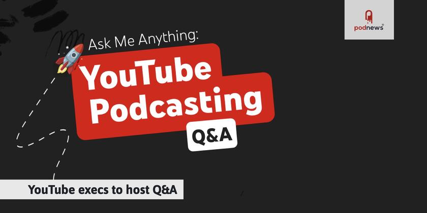 The YouTube logo for the upcoming AMA