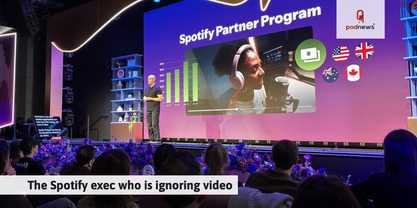 The Spotify exec who is ignoring video