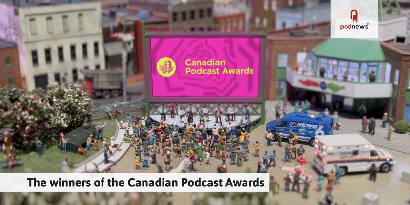 The winners of the Canadian Podcast Awards