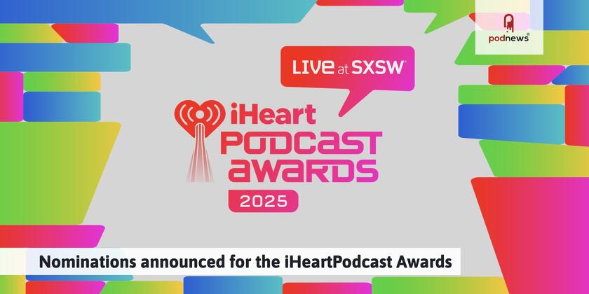 iHeartPodcast Awards logo