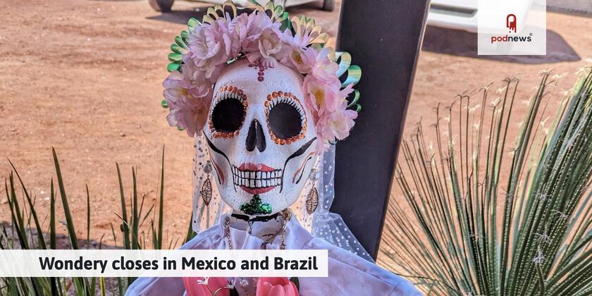 A death mask in Mexico