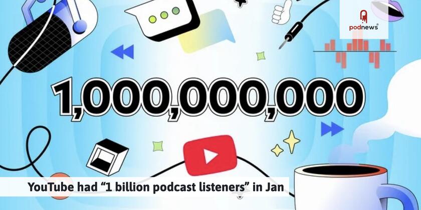 A YouTube graphic saying 1 billion