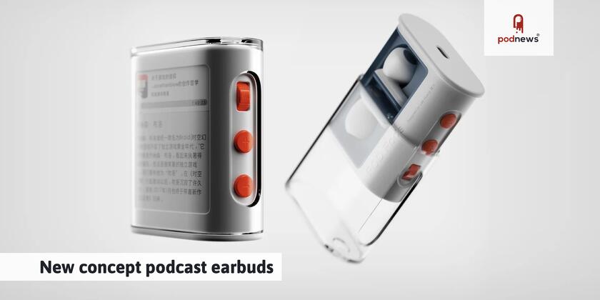 New concept podcast earbuds