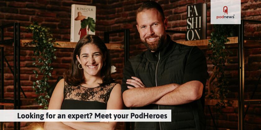 The founders of PodHeroes