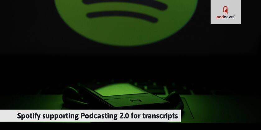 A slightly sinister Spotify logo projected over a phone