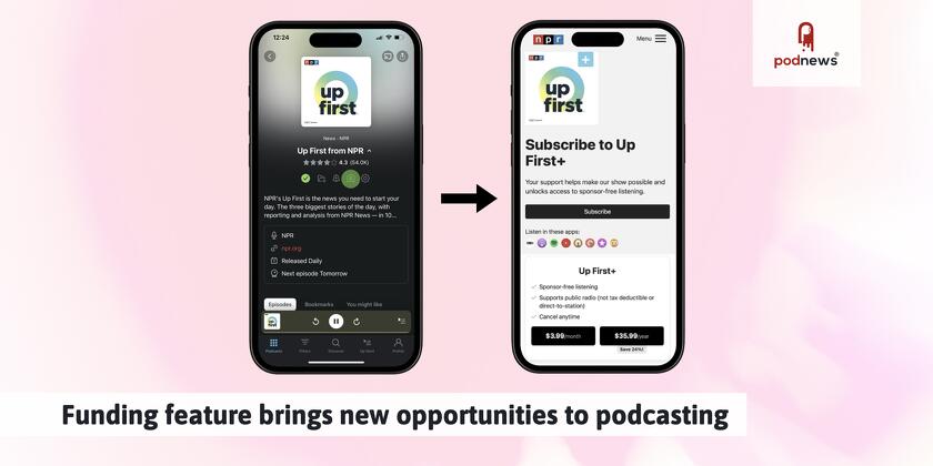 Funding feature brings new opportunities to podcasting