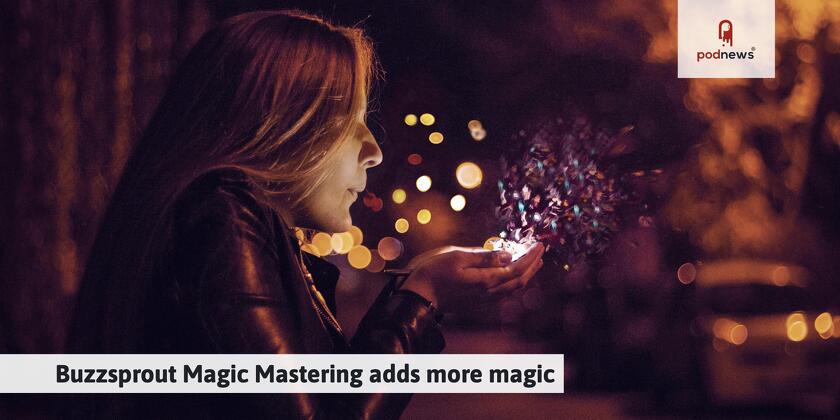 A woman blows some magic dust out of her hand