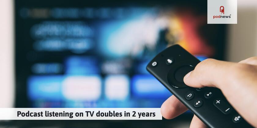 A TV being used