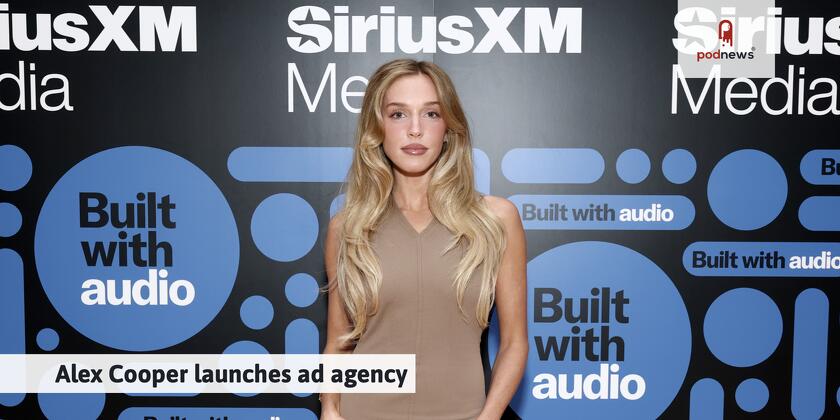 Alex Cooper at SiriusXM in NYC yesterday