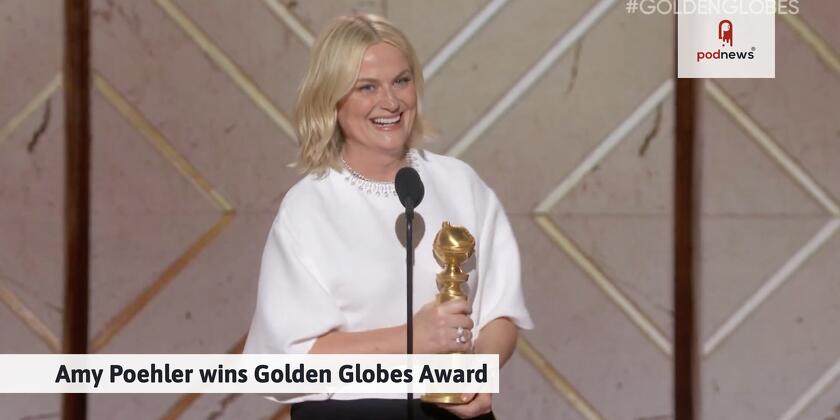 Amy Poehler reads her acceptance speech