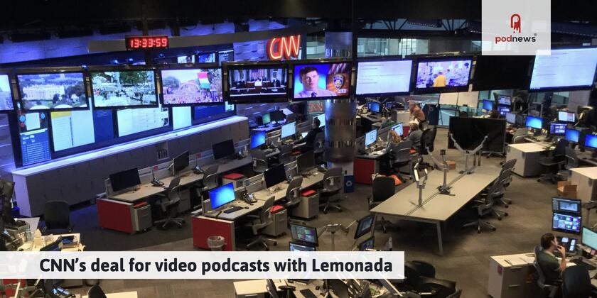 The CNN newsroom about fifteen years ago