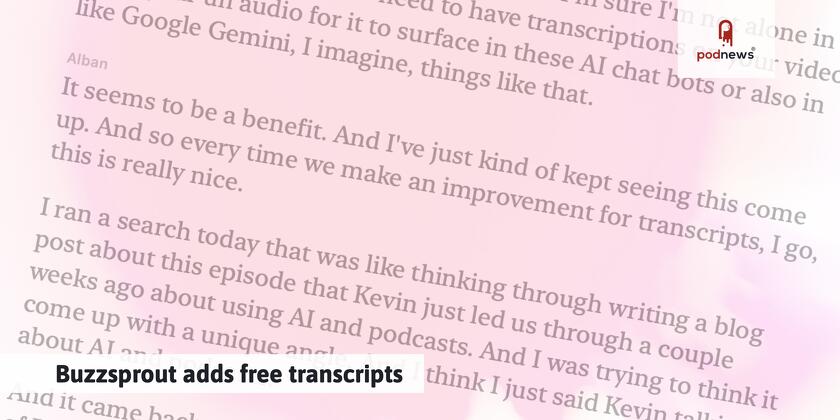 A transcript of Buzzcast