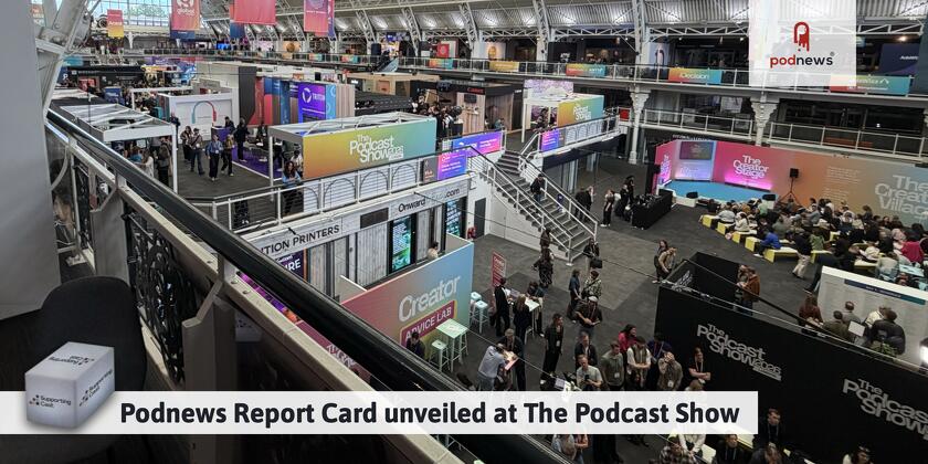 The Podcast Show, from the Supporting Cast booth