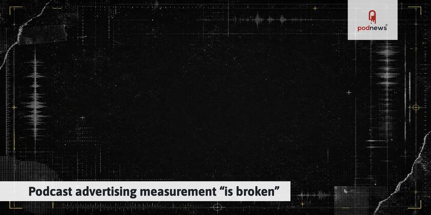 Podcast advertising measurement “is broken”