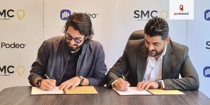 Stefano Fallaha and Michel Bayeh sign the agreement