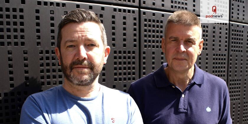 David Cooper, left, and Howard Bareham, right