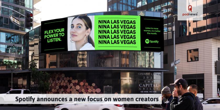 Spotify announces a new focus on women creators