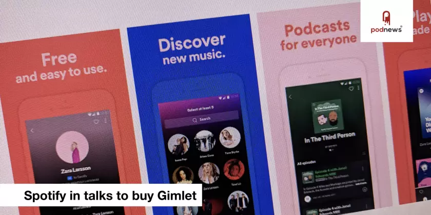 Spotify in talks to buy Gimlet Media