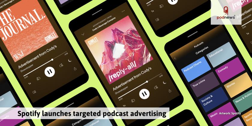 Spotify launches targeted podcast advertising