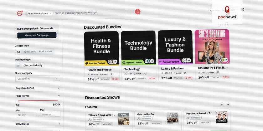 SpotsNow launches Premium host read bundles for advertisers to test new audiences