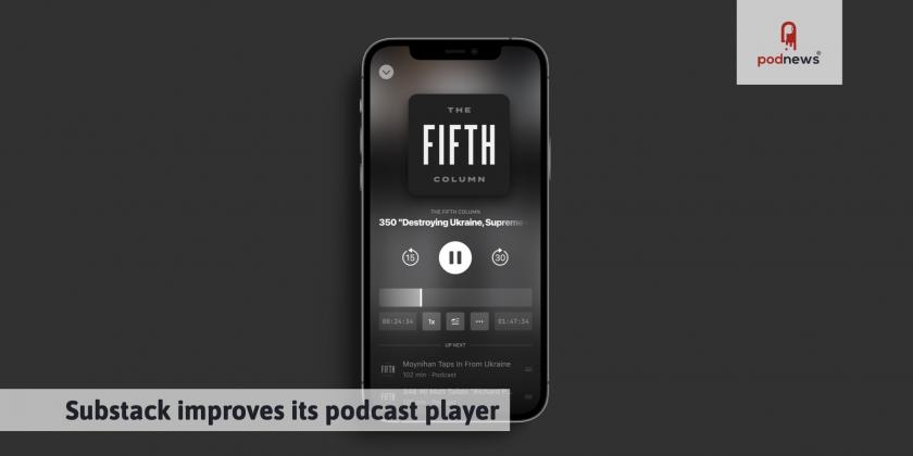 The new Substack player