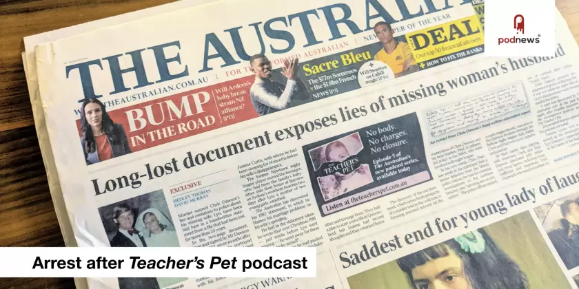 Arrest after Teacher's Pet podcast