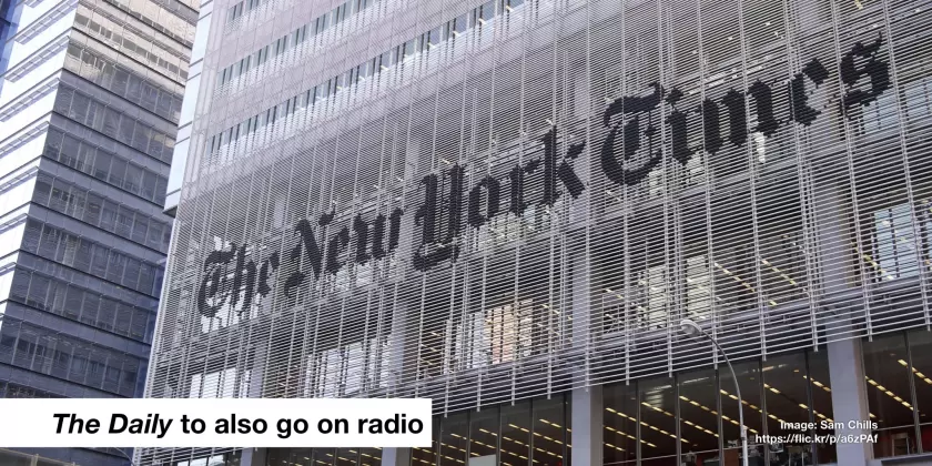 NYT's The Daily to also go on radio