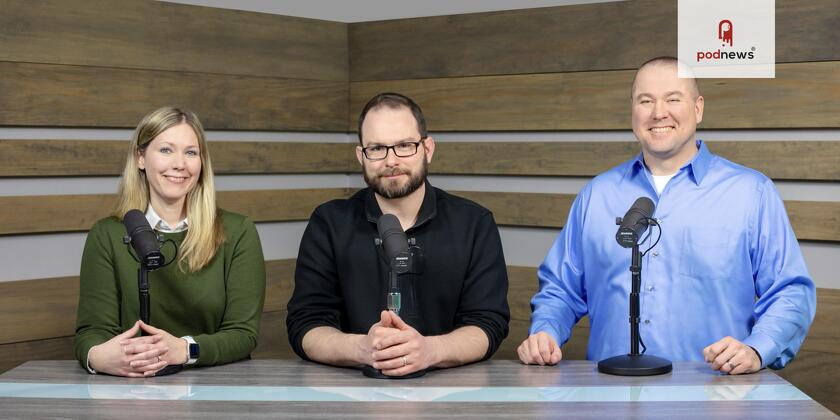 The hosts of the Today in Manufacturing podcast