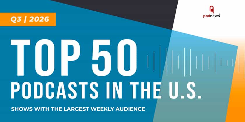 The Top 50 Podcasts in the US for Q4 2025