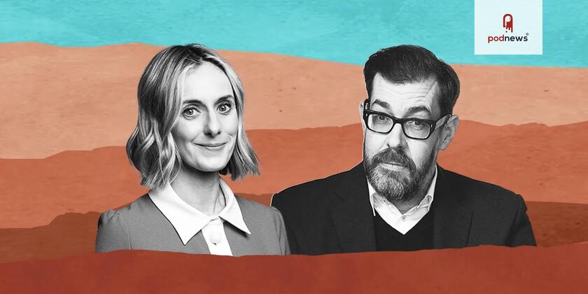 Richard Osman and Marina Hyde