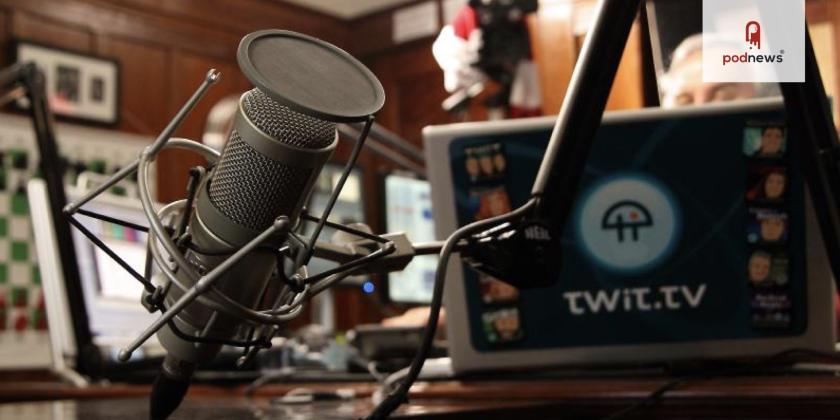 Behind the microphone at TWiT
