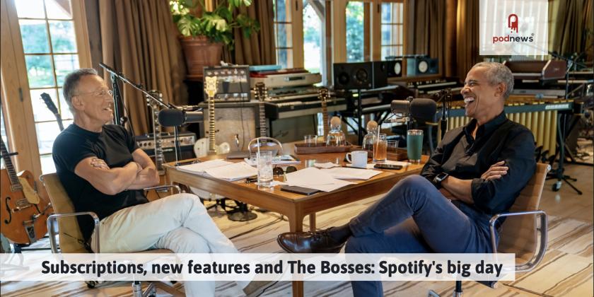 Subscriptions, new features and The Bosses: Spotify's big day 