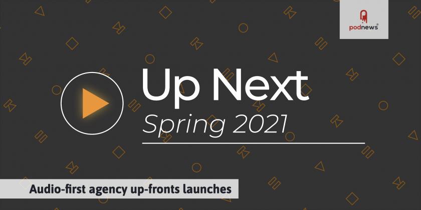 A logo for Up Next