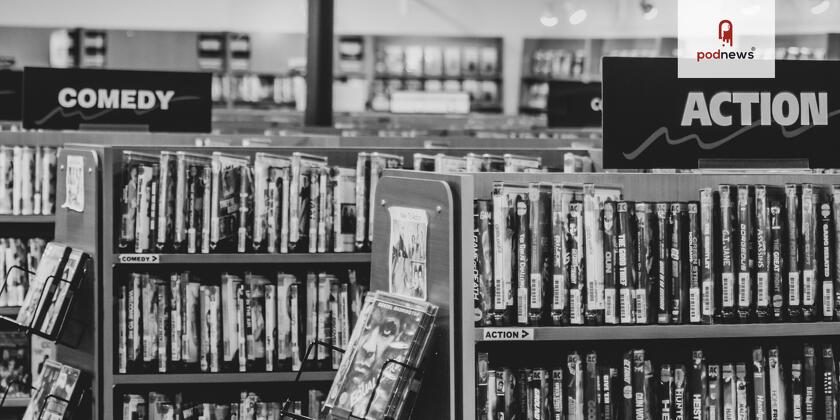 An old-fashioned video store