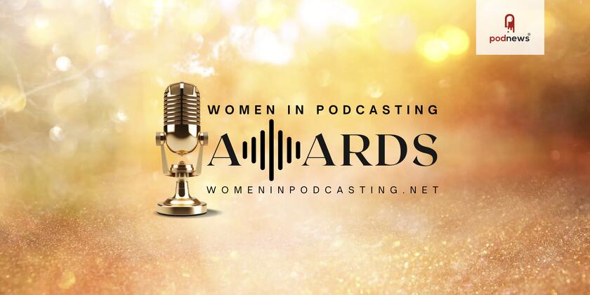 Women in Podcasting Awards logo